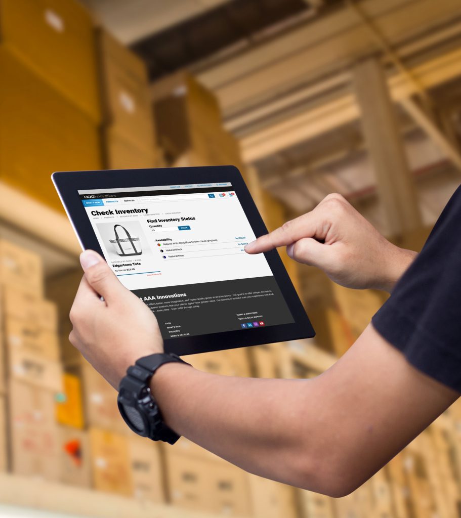 AAA Innovations Website iPad Warehouse